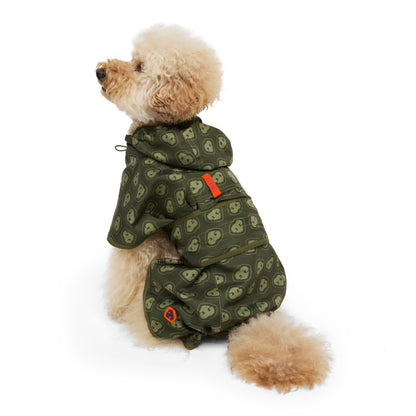 Dog Raincoat Neverland Green