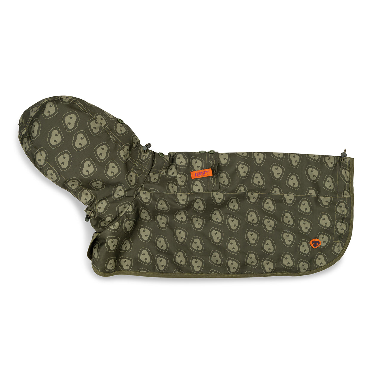 Dog Raincoat Neverland Green