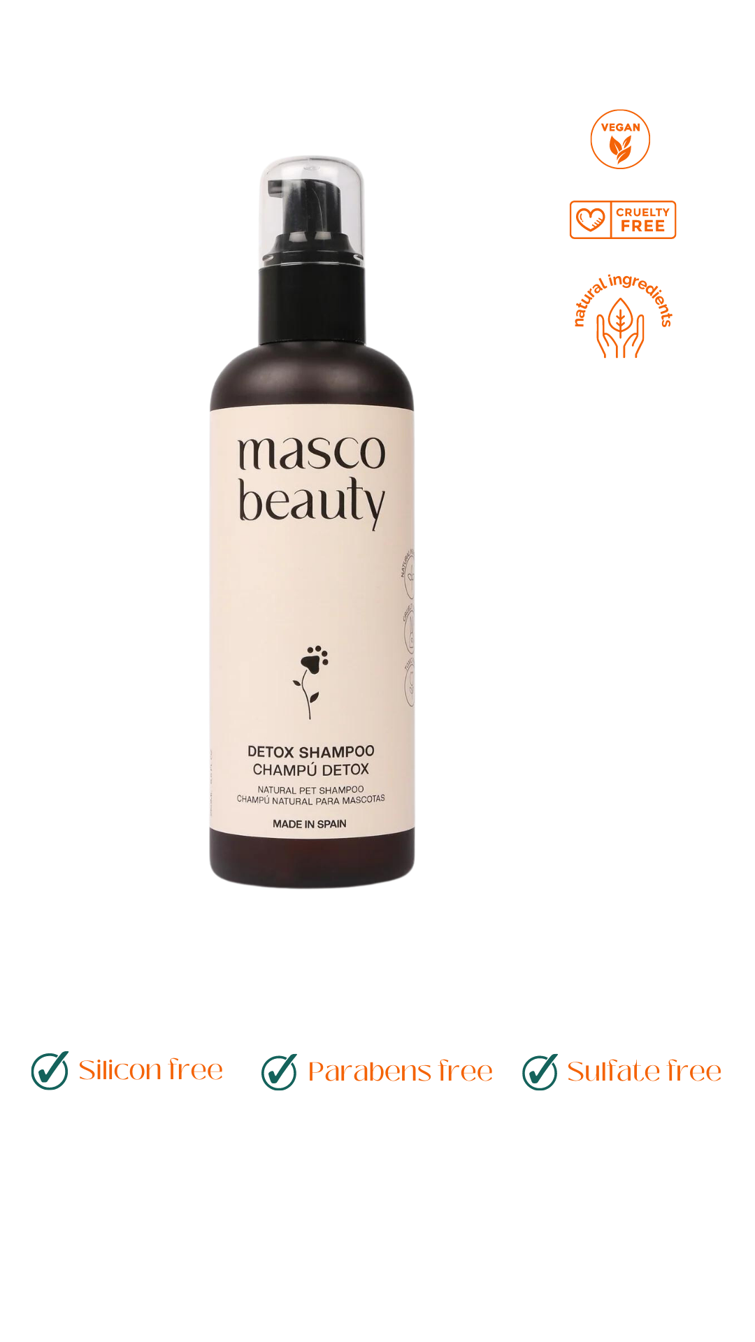 Natural detox shampoo | Masco Beauty